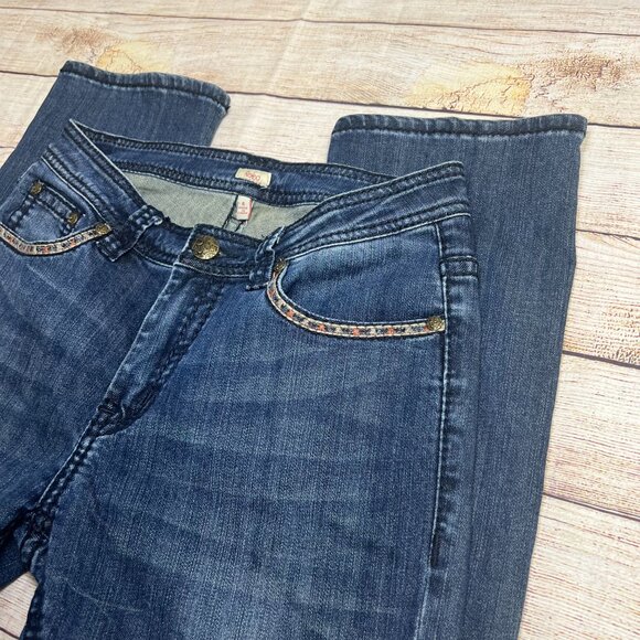 Reba McEntire Jeans Size 6 Embellished Pockets Rhinestone Trim Bootcut Western - Picture 12 of 14